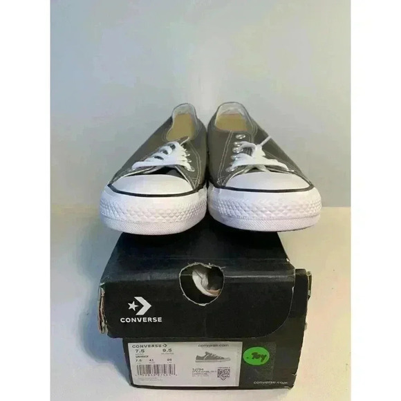 .904 Converse Low Top, Charcoal-US 7.5 Mens - Picture 2 of 6
